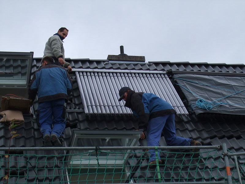 Sanierung im Bestand u. Einbau einer Solaranlage in Roßdorf
